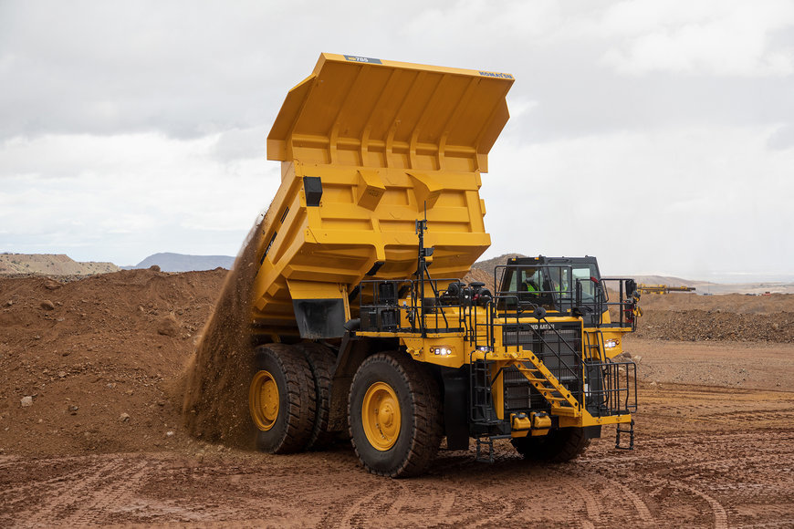 Il dumper rigido HD785-8 di Komatsu Europe al bauma 2022